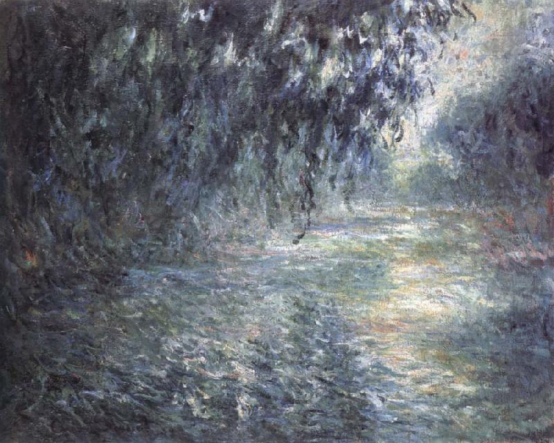 Claude Monet morning on the Seine Spain oil painting art